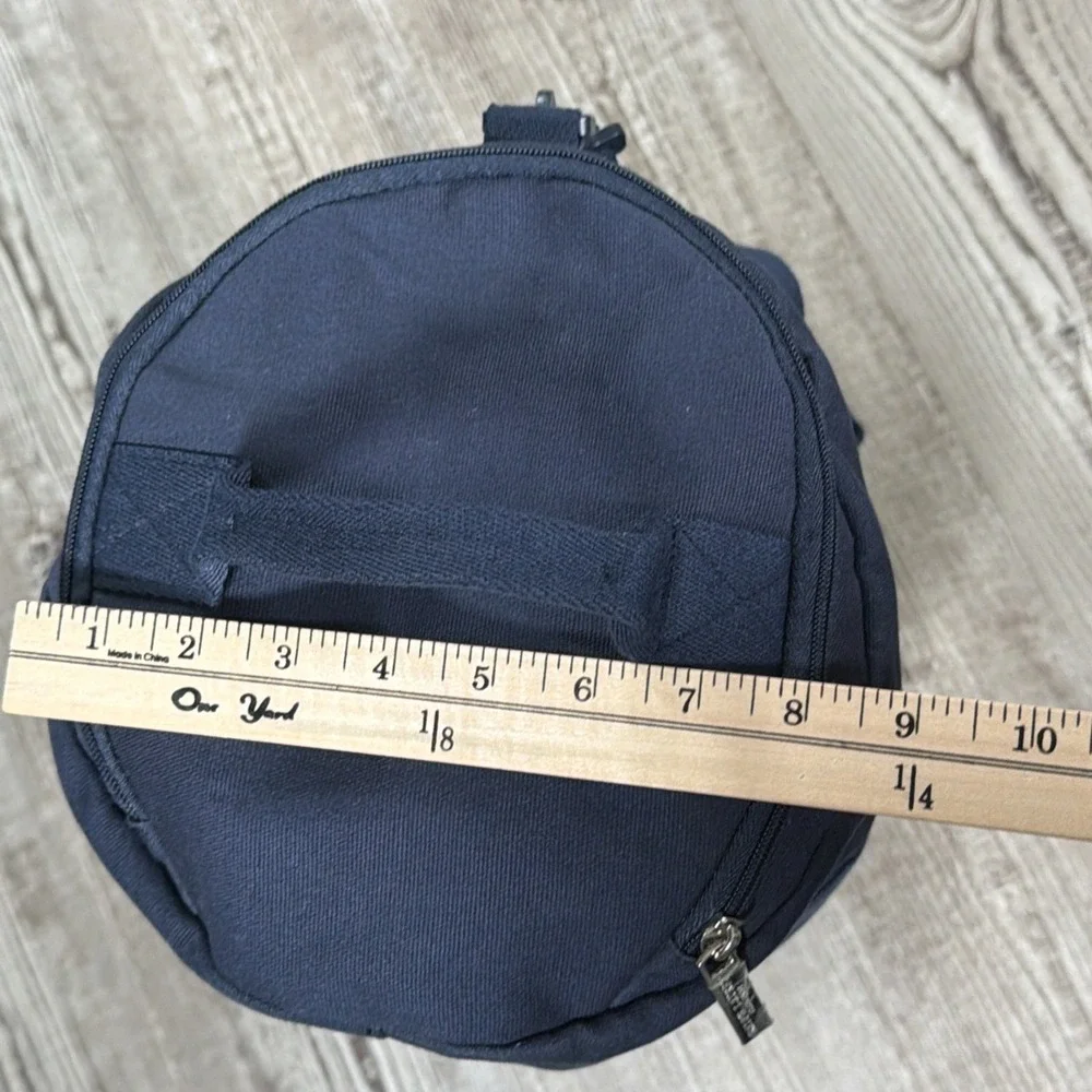 Polo Ralph Lauren Duffle Bag Navy Blue Spell Out Logo Gym Travel Shoulder Bag